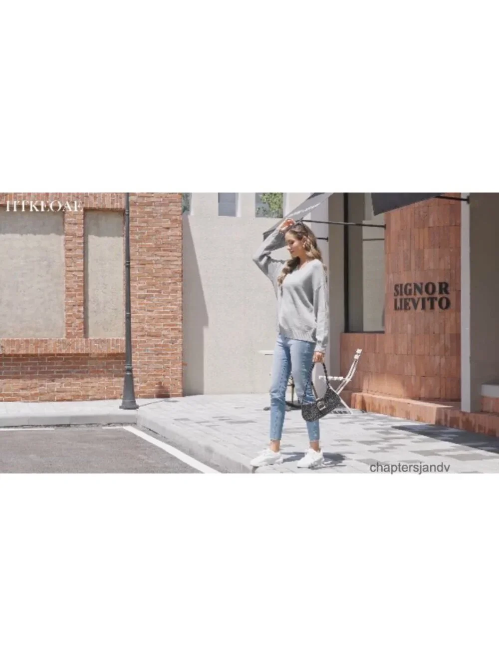 Oversized Cashmere Blend V Neck Cozy Knit Pullover Sweater